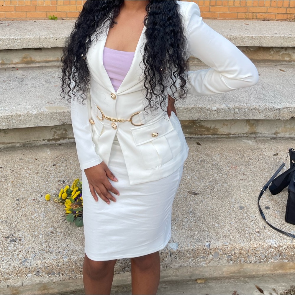 2 pc skirt suit
